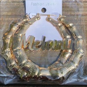 Melanin Gold hoops